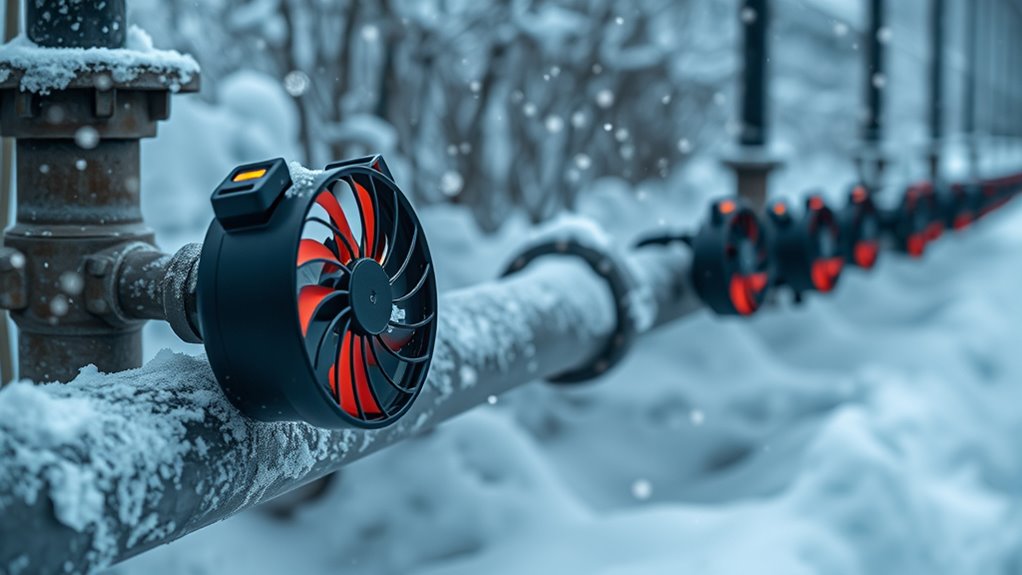 proper insulation prevents pipe freezing