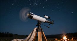 quiet fans prevent telescope condensation