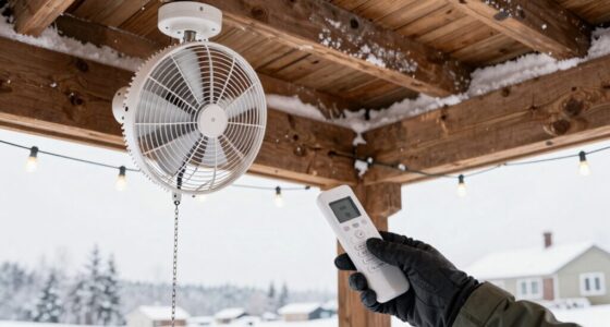 remote controlled porch fan