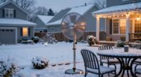 respectful outdoor fan use