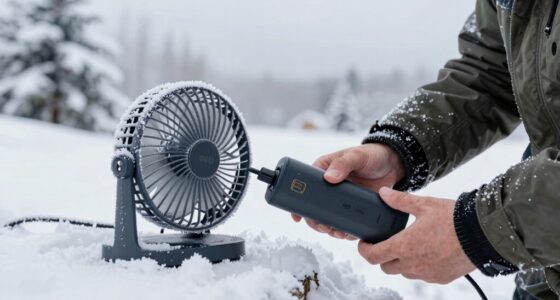 safe fan battery charging