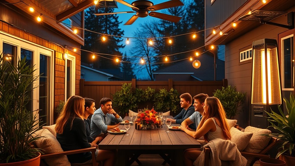 safe outdoor heat circulation