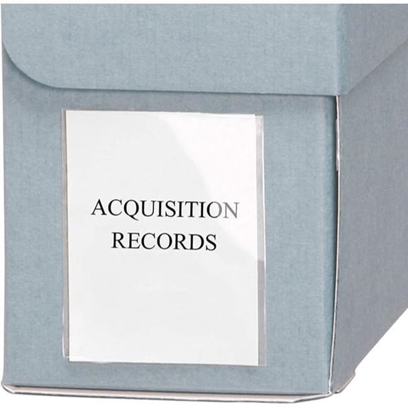 Lineco Self-Adhesive Archival Label Holders (12 Pack)