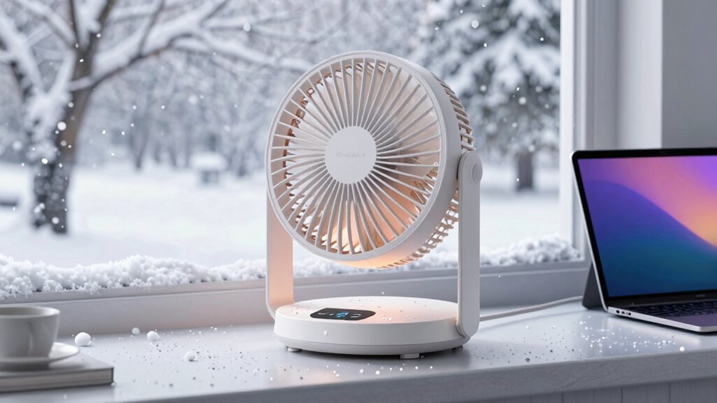 smart fan winter features