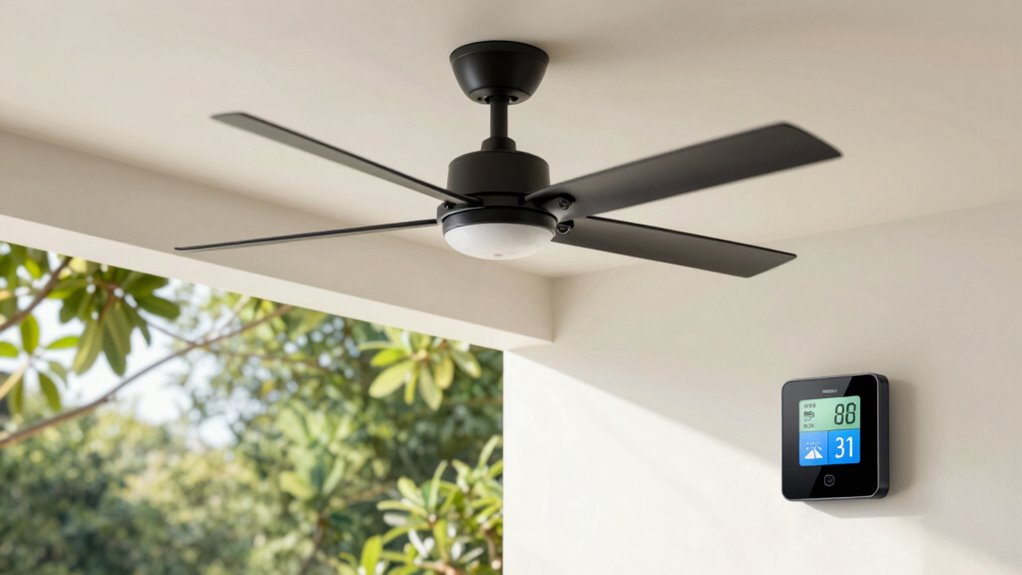 smart outdoor fan integration