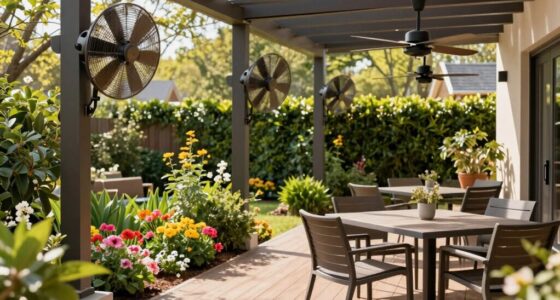 spring patio fan placement