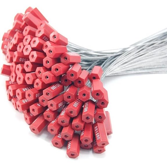 Pull-Tite Steel Security Cable Seals (50 Pack)