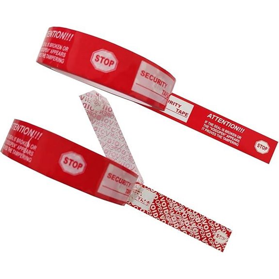 Tamper-Evident Security Packing Tape 2 Rolls
