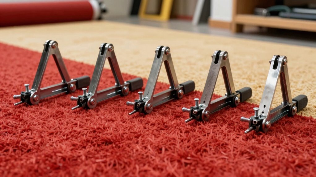 top carpet tension clamps