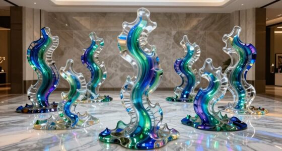 top glass sculpture rugs