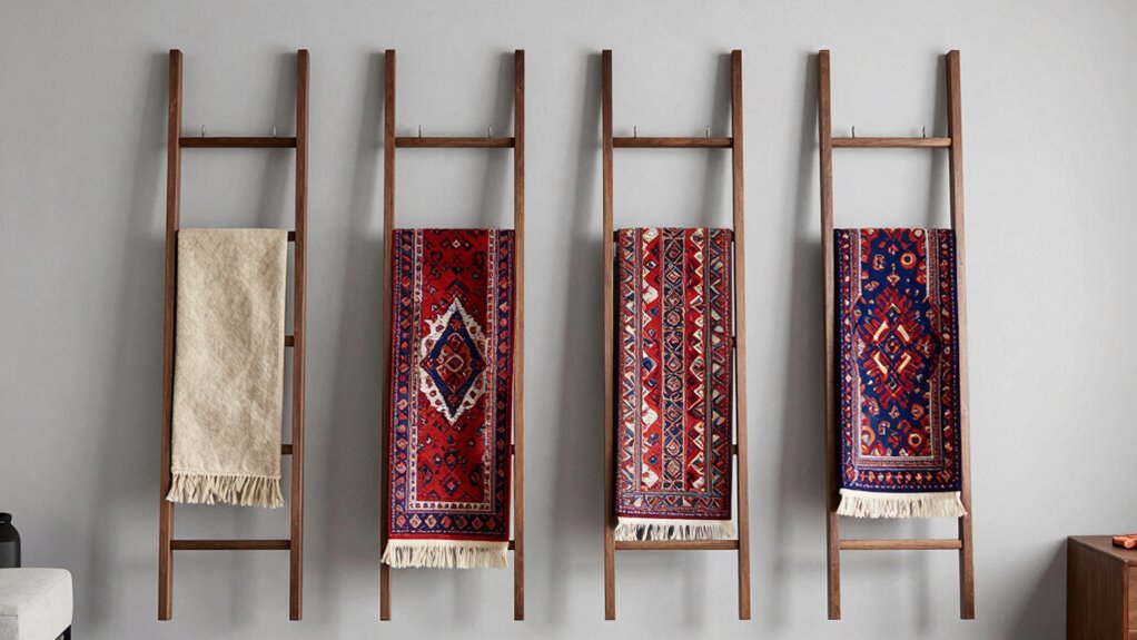 top rug hanging ladder systems