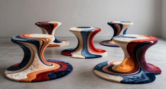 top sculptural side table rugs