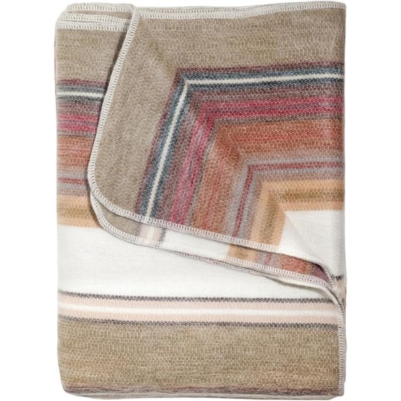 Alpaca Wool Throw Blanket Ultra-Soft Hypoallergenic 85x65
