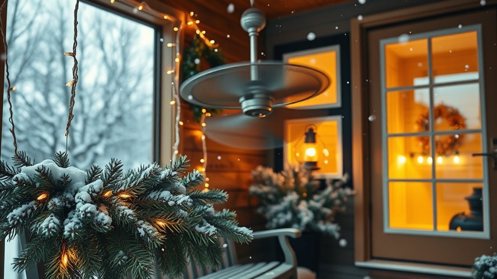 use weatherproof outdoor fans