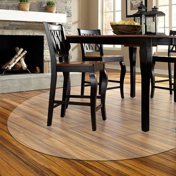 Clear Plastic Vinyl Rug Protector Cover for Floors