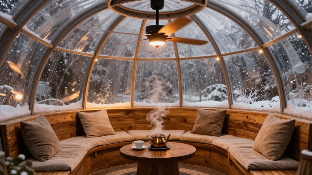 warm gazebo ventilation needed