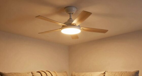 warm winter fan lighting