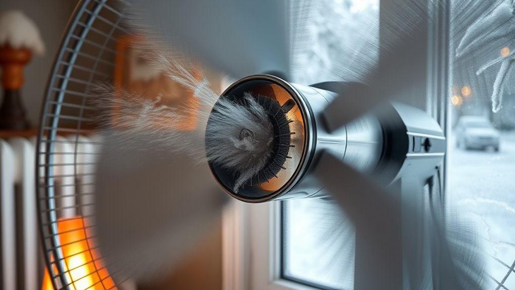 wind enhances heat transfer