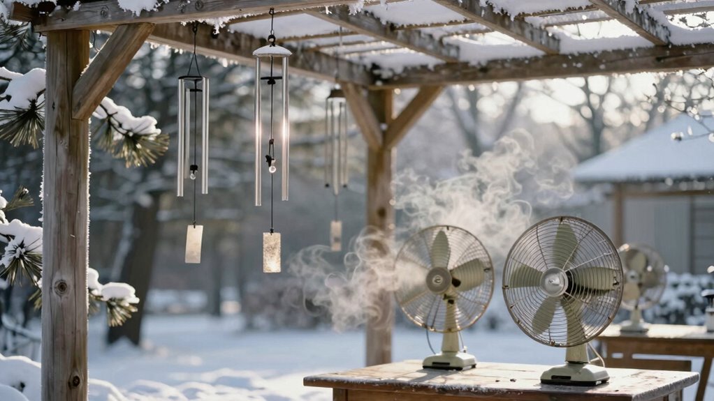 winter ambiance with sound