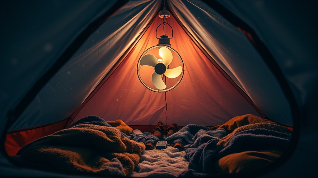 winter camping ventilation solutions