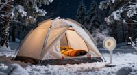 winter camping ventilation tips