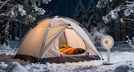 winter camping ventilation tips
