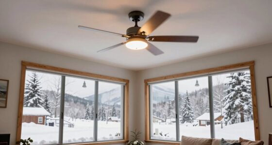 winter ceiling fan usage