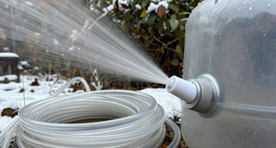 winter hose and tank maintenance