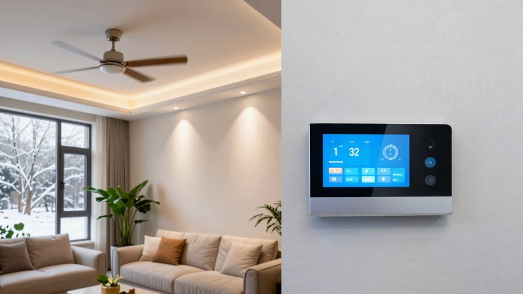 winter lighting and fan schedules