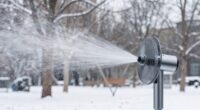 winter misting water usage