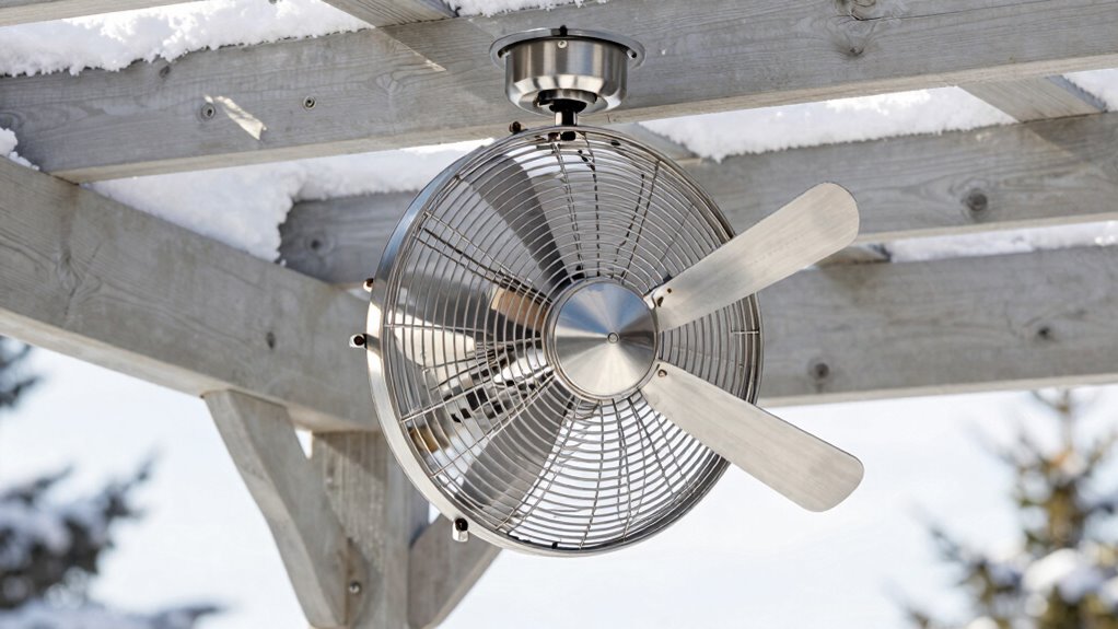 winter outdoor fan features