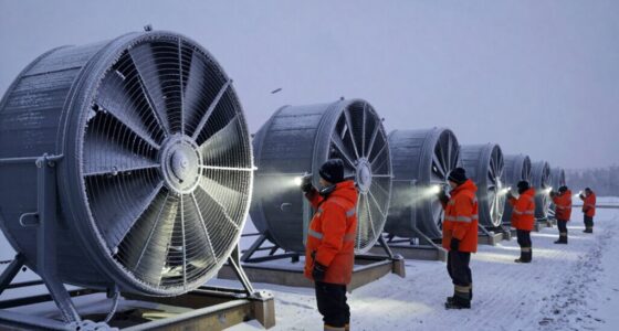 winter outdoor fan inspections