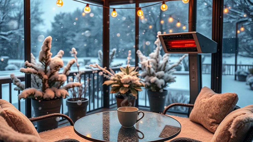 winter outdoor heating maintenance