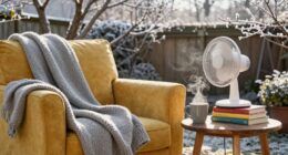winter outdoor reading fans