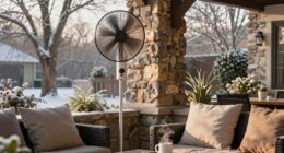 winter patio fan advantages