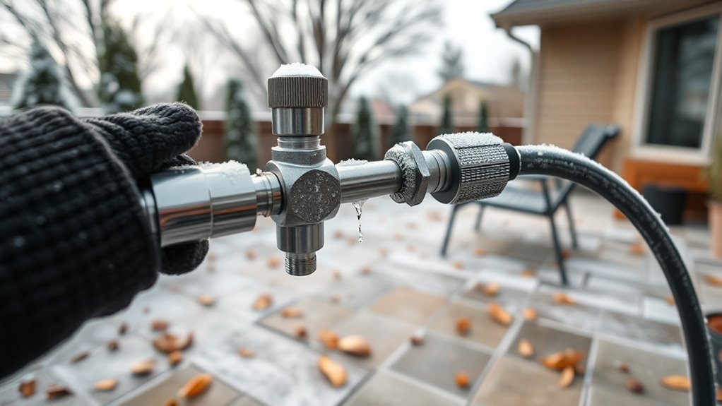 winterize and maintain misting system