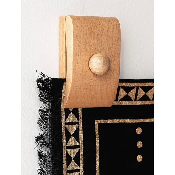 Large Wooden Quilt Hangers with Hardware (4 Pack)