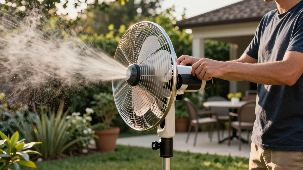 6 Best High Pressure Misting Fans for Backyard Spaces in 2026