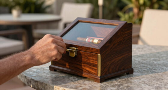 7 Best Cigar Humidors for Outdoor Lounge Areas in 2026