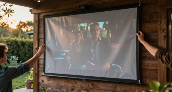 7 Best Outdoor Projector Screens for Patios in 2026