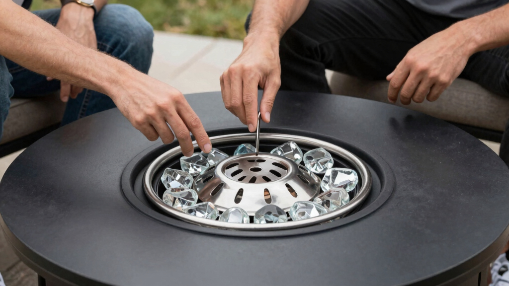 7 Best Round Gas Fire Pit Tables for Conversation Areas in 2026
