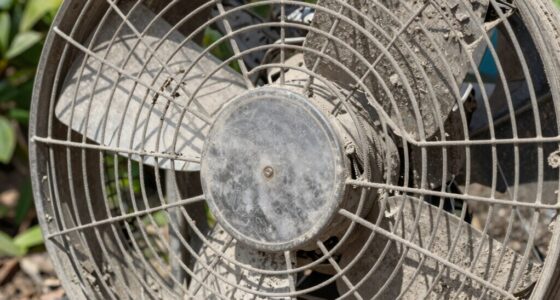 clean outdoor fan regularly