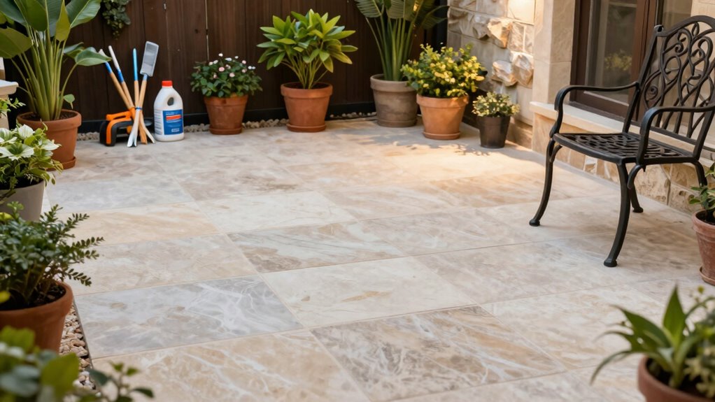 consistent outdoor maintenance practices