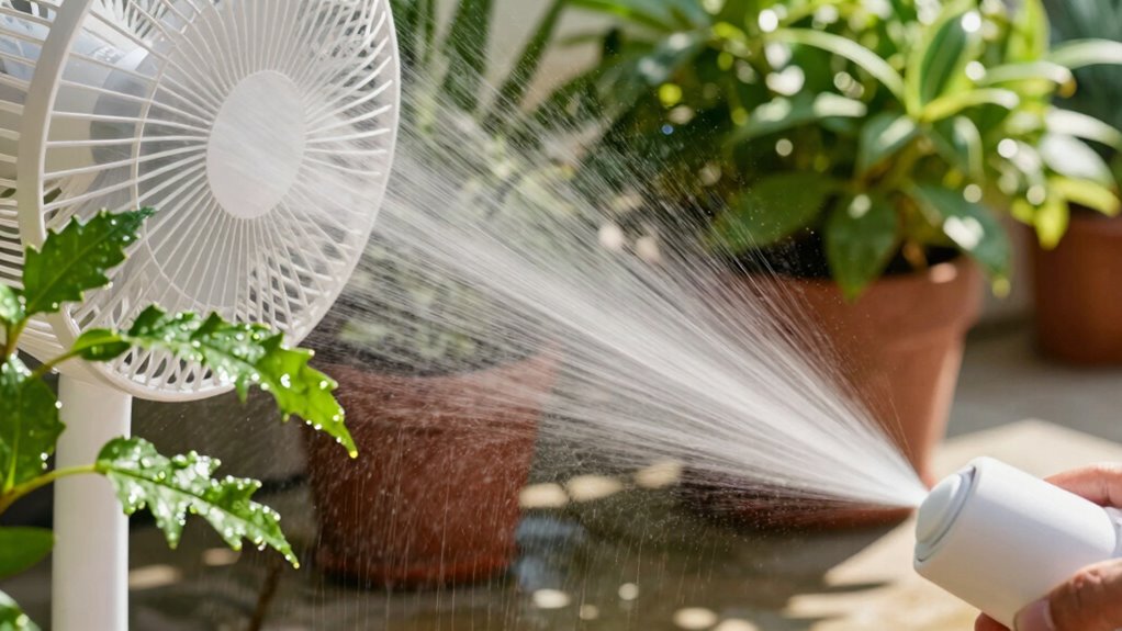 controlled clean plant misting