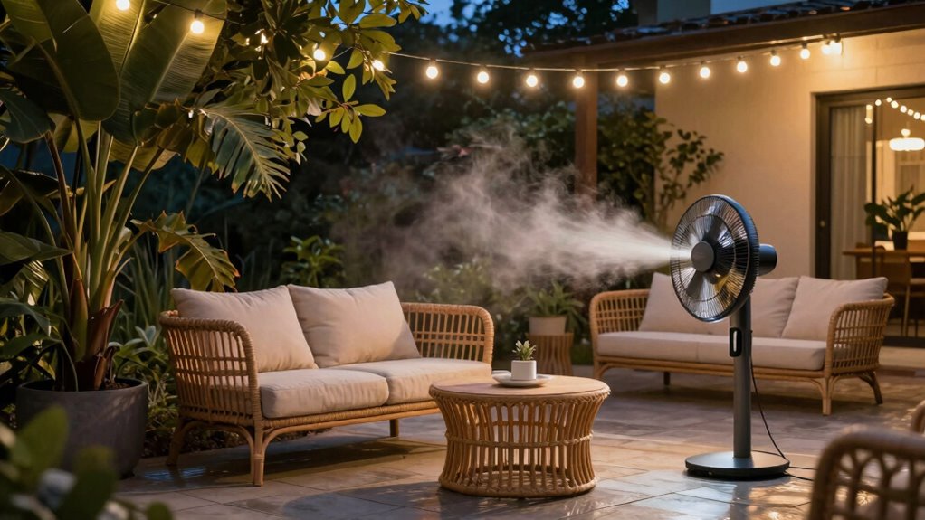 create cooler outdoor evenings