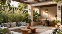 define outdoor living spaces