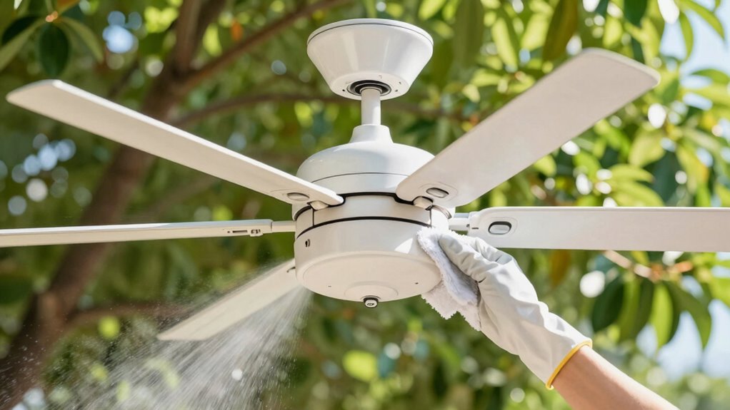 efficient outdoor fan maintenance