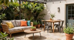 efficient small patio design