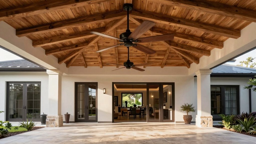 enhanced airflow under covered patios