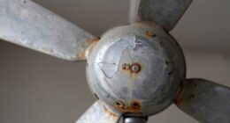 fan mount maintenance needed